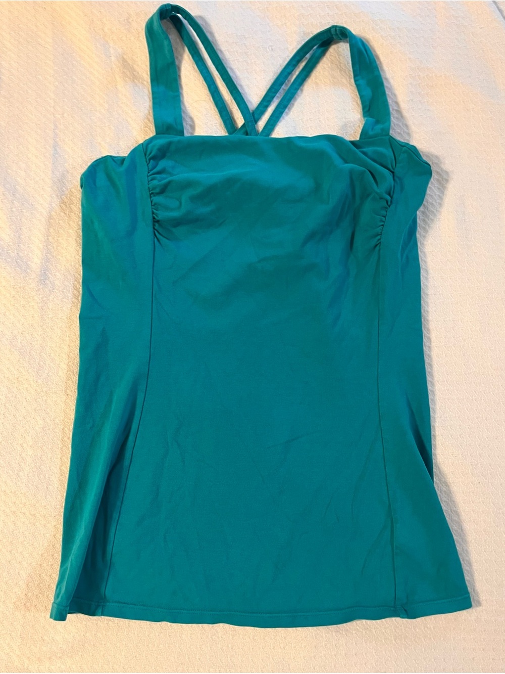 Express Teal Double-Strap top